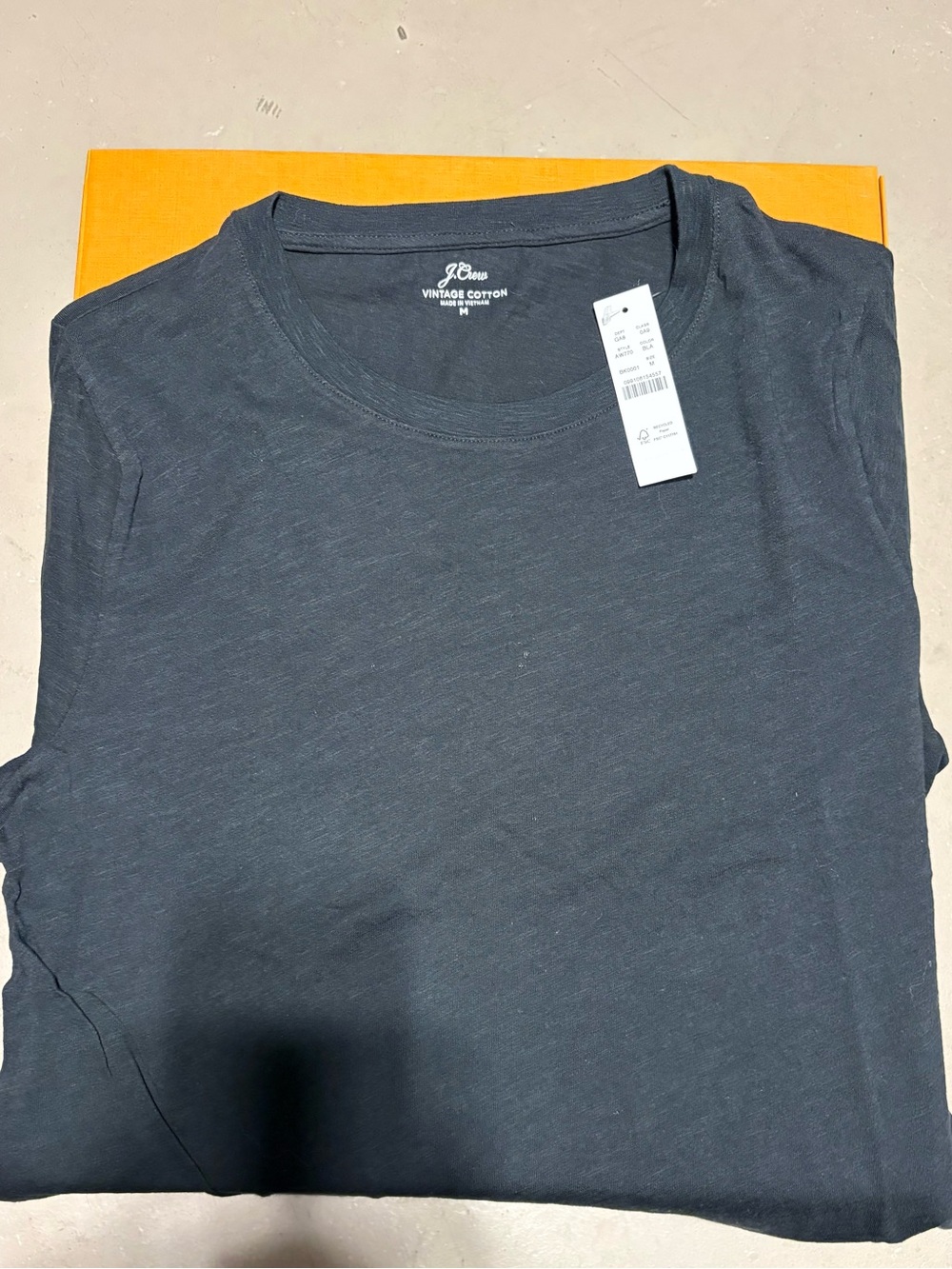 J Crew Vintage Cotton Crew Neck T-Shirt